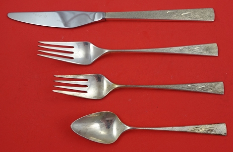 Regular 4-pc Setting availability based on stock listed below - Da Vinci Engraved by Reed and Barton - Sterling